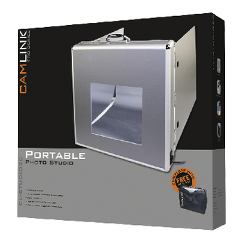 CL-STUDIO20 Mini fotostudio professioneel 47 x 47 x 53 cm Verpakking foto